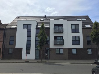 Bouwen van een meergezinswoning met 16 appartementen